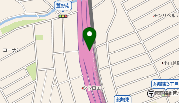 新御堂筋 萱野南 上り 入口の地図画像