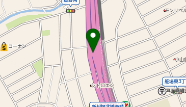 新御堂筋 萱野南 下り 出口の地図画像