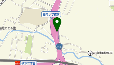 西大津バイパス 藤尾北 下り 入口の地図画像