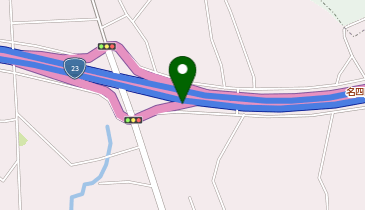 名四国道 北崎IC 下り 出口の地図画像