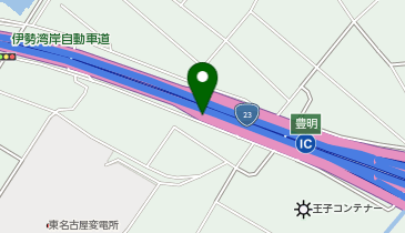 名四国道 豊明IC 下り 入口の地図画像