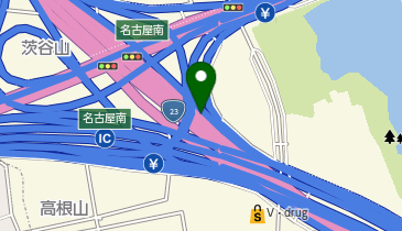 名四国道 名古屋南IC 上り 入口の地図画像