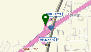 西大津バイパス 滋賀里 上り 入口の地図画像