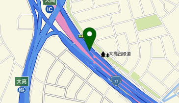 名四国道 大高IC(県道23) 上り 出口の地図画像