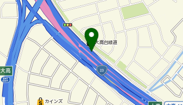 名四国道 大高出入口(3号大高線) 上り 入口の地図画像