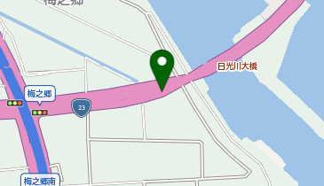 名四国道 梅之郷IC 下り 出口の地図画像