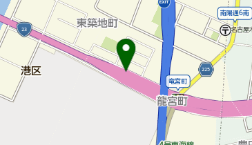名四国道 竜宮IC 上り 出口の地図画像