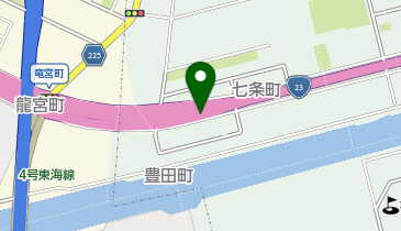 名四国道 竜宮IC 下り 出口の地図画像