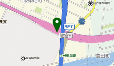 名四国道 竜宮IC 下り 入口の地図画像
