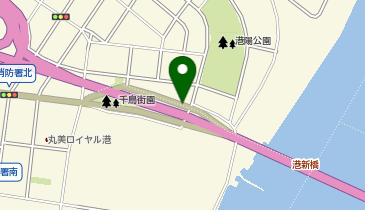 名四国道 築地口IC 上り 入口の地図画像