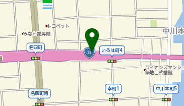 名四国道 寛政IC 上り 入口の地図画像