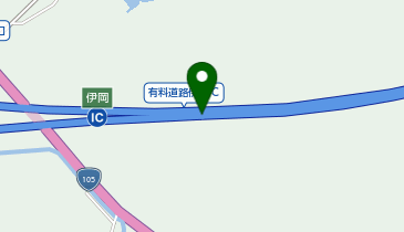 本荘大曲道路 伊岡IC 上り 出口の地図画像