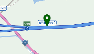 本荘大曲道路 伊岡IC 下り 入口の地図画像