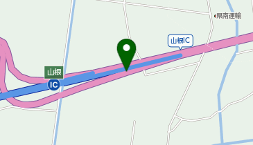 本荘大曲道路(大曲西道路) 山根IC 上り 出口の地図画像