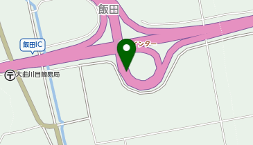 本荘大曲道路(大曲西道路) 飯田IC 上り 入口の地図画像