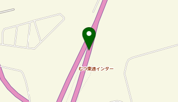 下北半島縦貫道路 むつ東通IC 下り 出口の地図画像