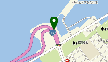 西海岸道路 若狭IC 上り 出口の地図画像