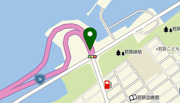 西海岸道路 若狭IC 下り 入口の地図画像