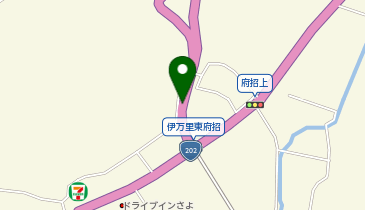 唐津伊万里道路 伊万里東府招IC 下り 出口の地図画像