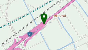 玉島バイパス 道越IC 下り 出口の地図画像