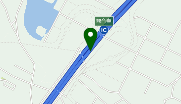 高松自動車道 観音寺スマートIC 下り 入口の地図画像