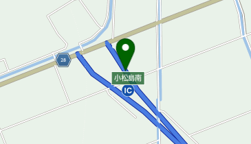 徳島南部自動車道(無料区間) 小松島南IC 下り 入口の地図画像
