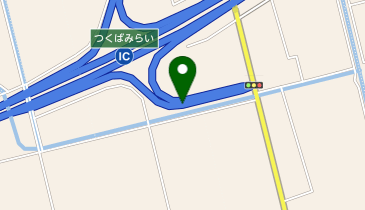 常磐自動車道 つくばみらいスマートIC 上り 入口の地図画像