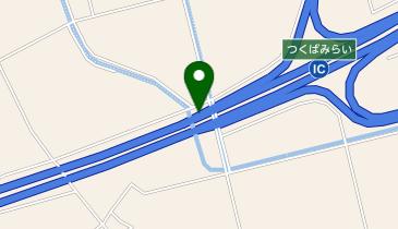 常磐自動車道 つくばみらいスマートIC 下り 出口の地図画像
