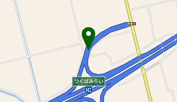 常磐自動車道 つくばみらいスマートIC 下り 入口の地図画像