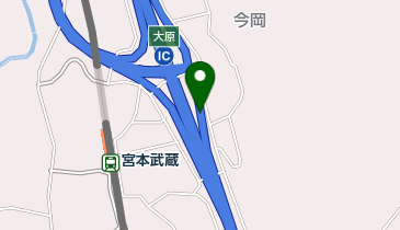 鳥取自動車道(無料区間) 大原IC 上り 入口の地図画像