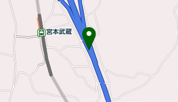 鳥取自動車道(無料区間) 大原IC 下り 出口の地図画像