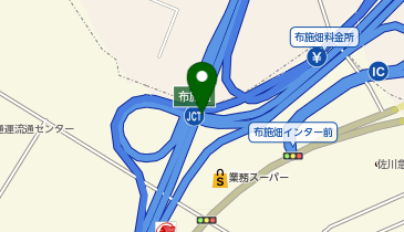 神戸淡路鳴門自動車道 布施畑IC 上り 出口の地図画像