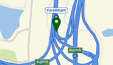 知多半島道路 半田中央IC 上り 入口の地図画像