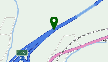 高知自動車道(無料区間) 中土佐IC 下り 出口の地図画像