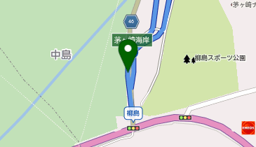 新湘南バイパス 茅ヶ崎海岸IC 上り 入口の地図画像