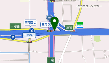 阪神6号大和川線 三宅西出入口 下り 入口の地図画像