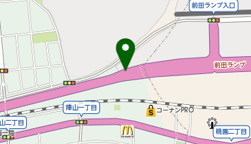 黒崎バイパス 前田 上り 出口の地図画像