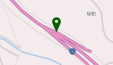 函館新道 七飯本町IC 上り 出口の地図画像