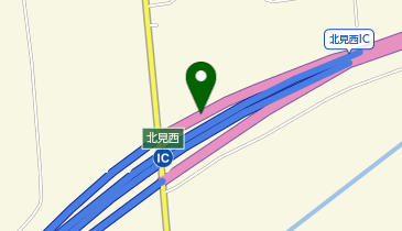 北見道路 北見西IC 下り 入口の地図画像