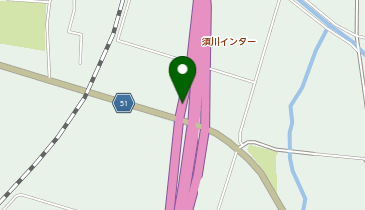 湯沢横手道路 須川IC 上り 入口の地図画像