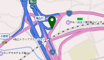 名阪国道 亀山IC 下り 入口2の地図画像