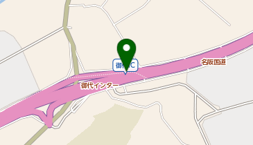 名阪国道 御代IC 上り 入口の地図画像