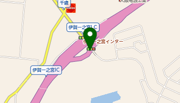 名阪国道 伊賀一之宮IC 下り 入口の地図画像