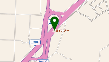 名阪国道 上野IC 下り 出口の地図画像