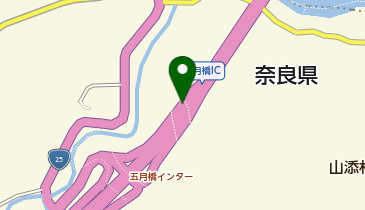 名阪国道 五月橋IC 上り 入口の地図画像