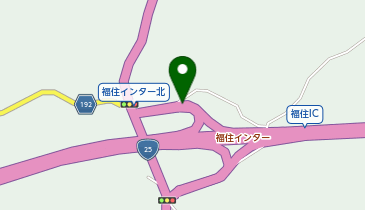 名阪国道 福住IC 上り 入口の地図画像