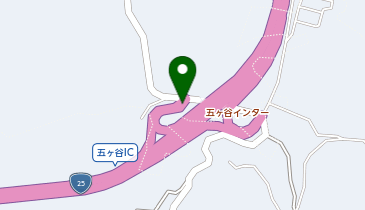 名阪国道 五ヶ谷IC 上り 入口の地図画像