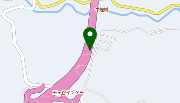名阪国道 五ヶ谷IC 下り 出口の地図画像