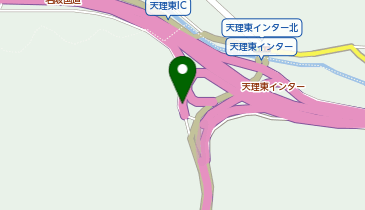 名阪国道 天理東IC 下り 入口の地図画像