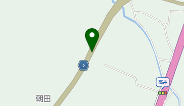 山口宇部道路 朝田IC 下り 入口の地図画像